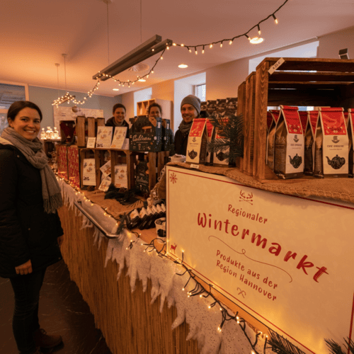 Wintermarkt in der Tourist Info Hannover