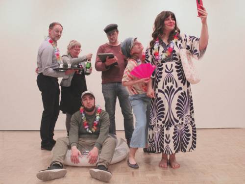 Drei Männer und drei Frauen