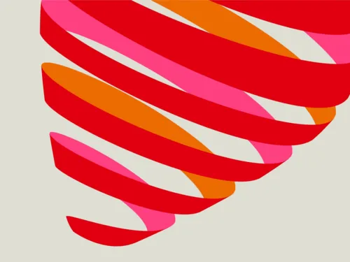 Ein buntes Logo.