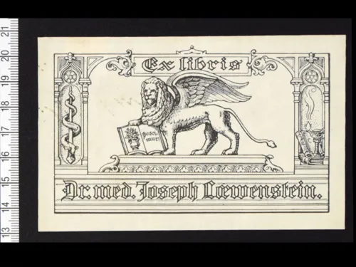 Ex Libris Dr. med. Joseph Loewenstein