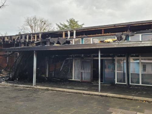 Brand an der Grundschule Beuthener Straße