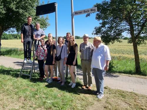 Einweihung Werner-Bock-Weg