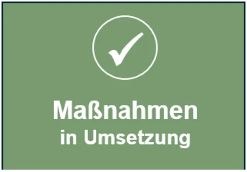 Graphik zu den umgesetzten Maßnahmen
