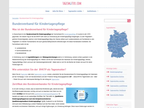 Vorschau auf tagesmuetter.com