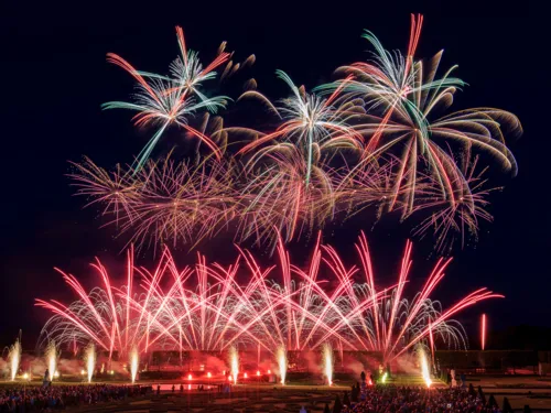 Feuerwerk in den Herrenhäuser Gärten