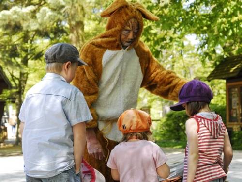 Der Osterhase kommt ins Wisentgehege