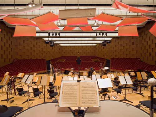 Großer Sendesaal im NDR Landesfunkhaus 