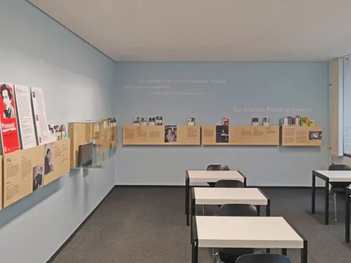 Hannah-Arendt-Raum in der Stadtbibliothek