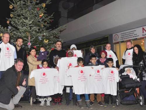 Weihnachtsfreude bei Aktiven der "Hannoverschen Initiative für Soziale Stadt (HISS)"