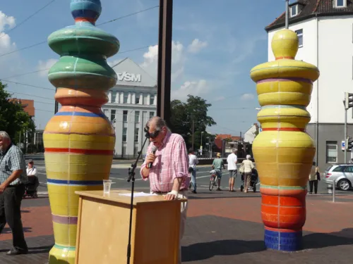 Der neue Eingang Hainholz