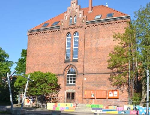 Außenansicht der Bürgerschule im Stadtbezirk Nordstadt