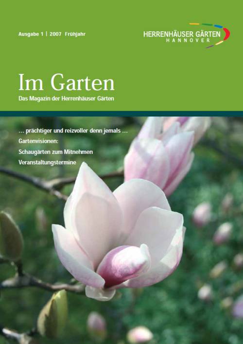 Die Titelseite der Ausgabe 1/2007 von "Im Garten"