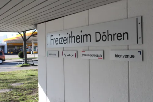 Herzlich Willkommen in vier Sprachen