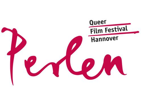 Logo Schriftzug Perlen Queer Film Festival 
