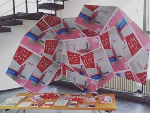 ZINNOBER-Infopoint in der Städtischen Galerie KUBUS