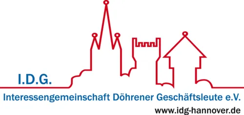 Großes farbiges Logo der IDG