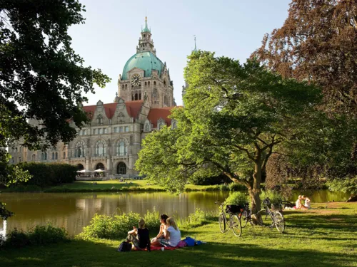 Neues Rathaus und Maschpark
