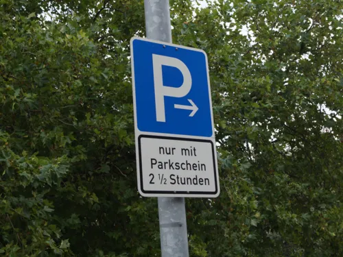 Parkplatzschild