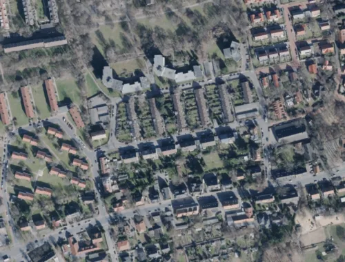 Luftbild des Stadtteils Hannover-Groß-Buchholz