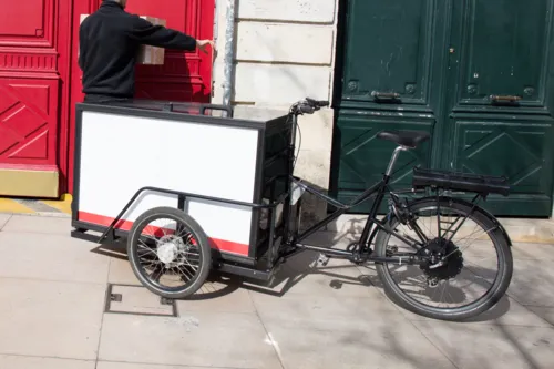 Paketbelieferung Lastenrad