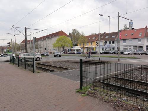 Stadtbahngleise in der Wallensteinstraße