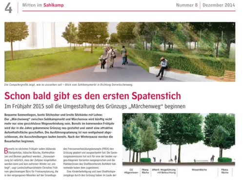 Ausschnitt aus einer Zeitung