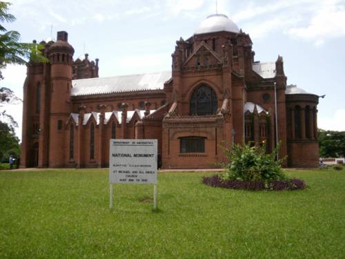 Historische Backsteinkirche in Blantyre