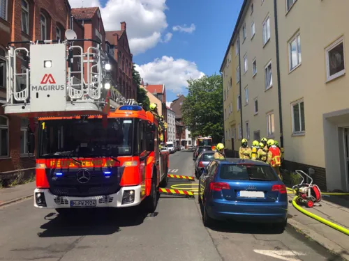 Kellerbrand in Linden Süd