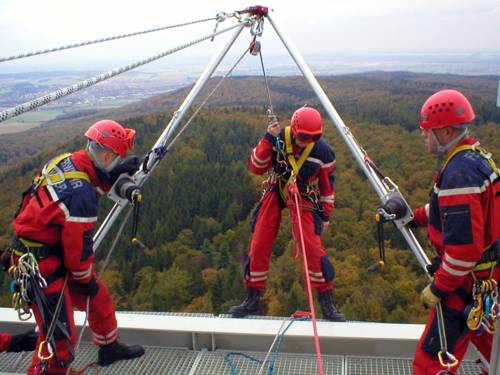 Höhenrettung Feuerwehr Hannover