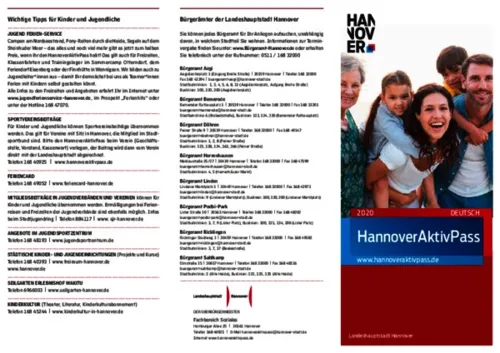 Flyergrafik zum AktivPass 2020