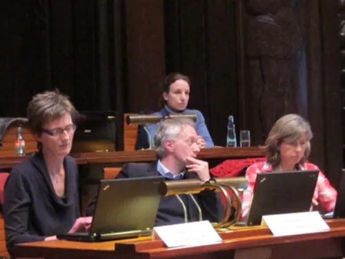 Die Ratsmitglieder Jeschke, Klapproth und Matz