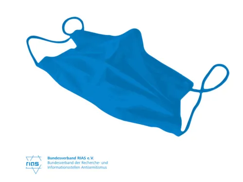 Abbildung einer Maske und Logo von RIAS e.V.