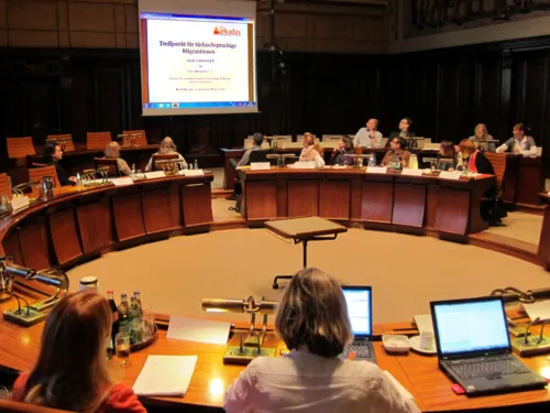 Bilder von der Sitzung des Internationalen Ausschusses vom 11. Oktober 2012