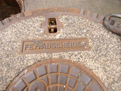 Schachtdeckel eines Fettabscheiders