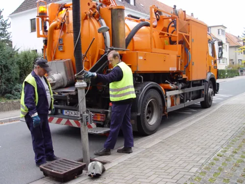 Straßenablaufreinigung (Gullyreinigung)