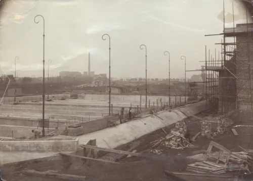Kläranlage Hannover-Herrenhausen um 1907