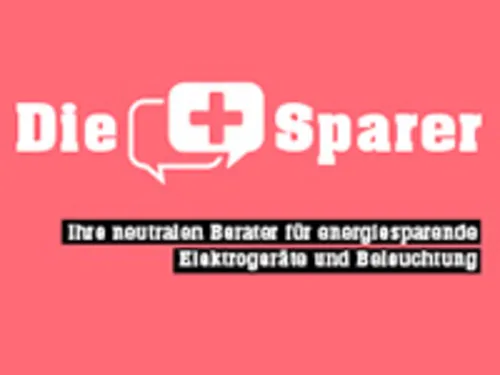Schriftzug Die Plus-Sparer