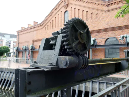 Ein Wehr.