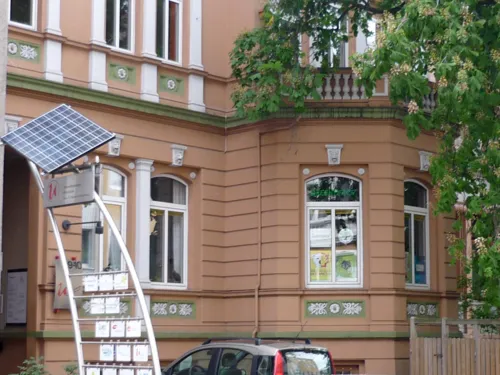 Eingang zum Umweltzentrum Hannover in der Hausmannstraße