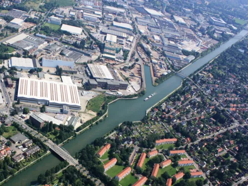 Luftbild Brinker Hafen