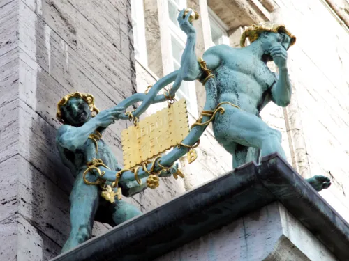 Brezelmänner mit Leibniz-Keks