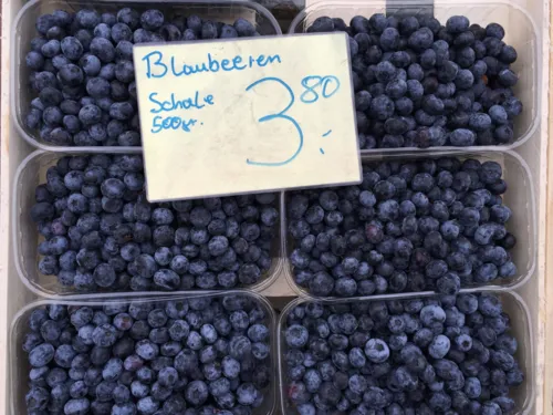 Blaubeeren.