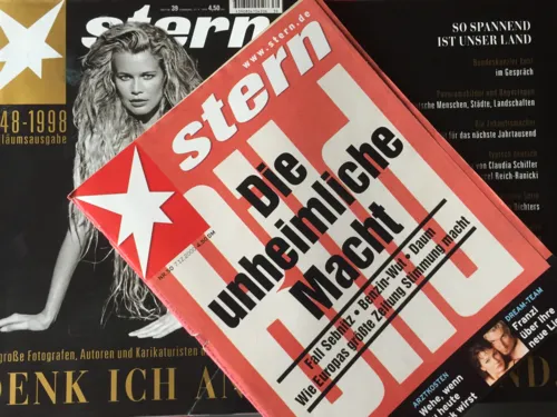 Stapel Zeitschriften