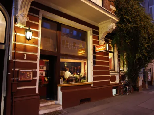 Haus von außen. 