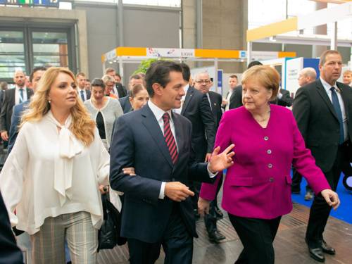 H. E. Enrique Peña Nieto, Präsident der Vereinigten Mexikanischen Staaten und Dr. Angela Merkel, Bundeskanzlerin der Bundesrepublik Deutschland