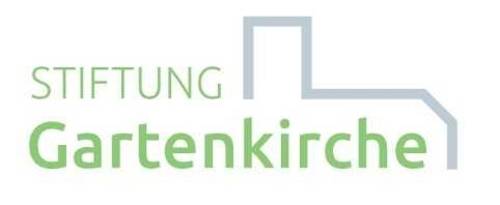Logo mit der Schrift Stiftung Gartenkirche