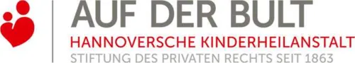 Logo mit der Schrift Auf der Bult Hannoversche Kinderheilanstalt Stiftung des privaten Rechts seit 1863