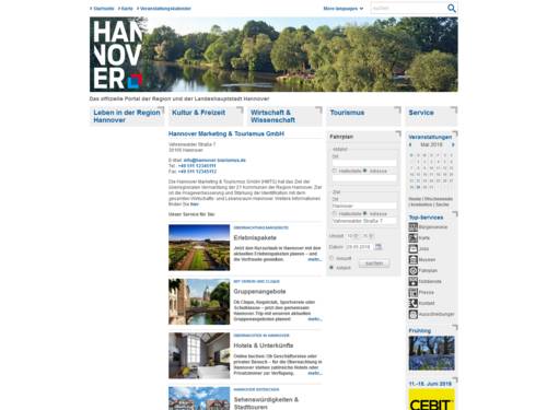 Kontakt zur Hannover Marketing & Tourismus GmbH (HMTG)