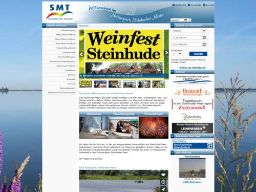 Internetportal der Steinhuder Meer Tourismus GmbH