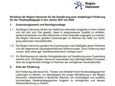Vorschau auf die Richtlinie